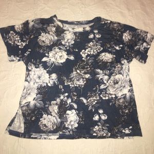 “Don’t Ask Why” floral crop top